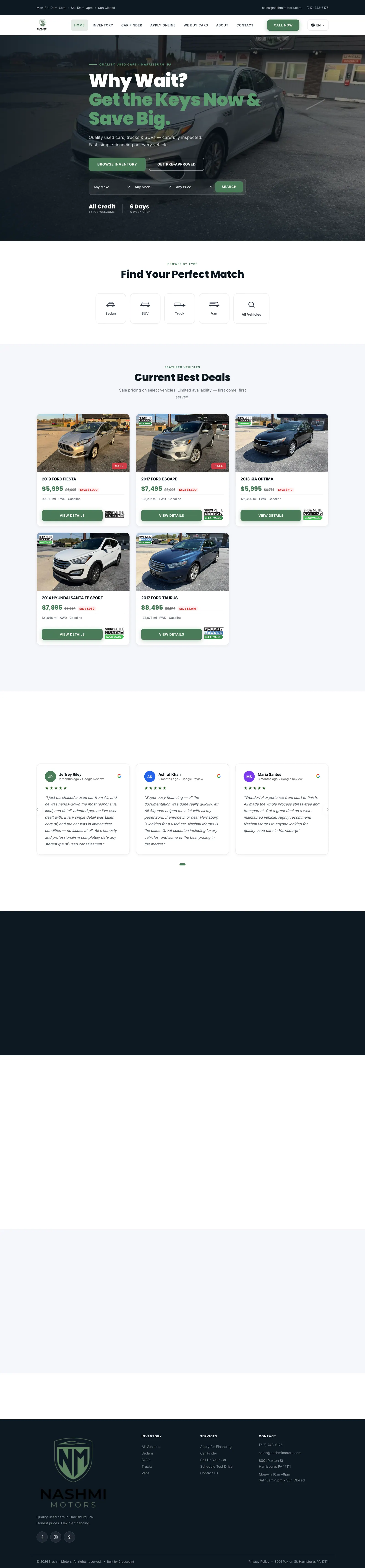 The Crosspoint-built Nashmi homepage